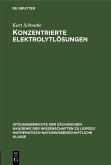Konzentrierte Elektrolytlösungen (eBook, PDF)
