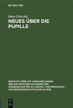 Cover Neues über die Pupille (eBook, PDF)