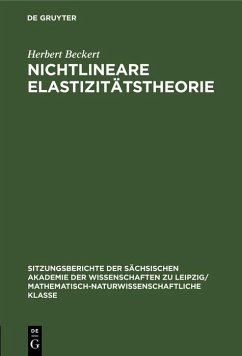 Cover Nichtlineare Elastizitätstheorie (eBook, PDF)