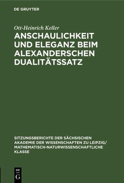 Cover Anschaulichkeit und Eleganz beim Alexanderschen Dualitätssatz (eBook, PDF)