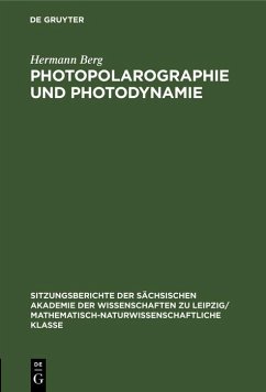 Cover Photopolarographie und Photodynamie (eBook, PDF)