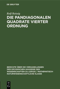 Die pandiagonalen Quadrate vierter Ordnung (eBook, PDF) Cover Die pandiagonalen Quadrate vierter Ordnung (eBook, PDF)
