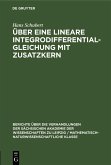 Über eine lineare Integrodifferentialgleichung mit Zusatzkern (eBook, PDF)