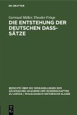 Die Entstehung der deutschen daß-Sätze (eBook, PDF)