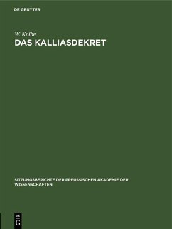 Cover Das Kalliasdekret (eBook, PDF)