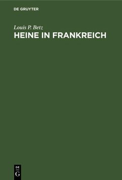 Cover Heine in Frankreich (eBook, PDF)