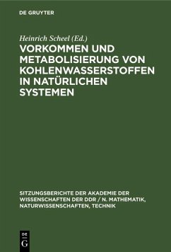 Cover Vorkommen und Metabolisierung von Kohlenwasserstoffen in natürlichen Systemen (eBook, PDF)