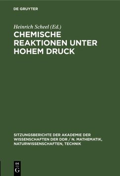 Cover Chemische Reaktionen unter hohem Druck (eBook, PDF)