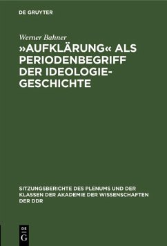 Cover »Aufklärung« als Periodenbegriff der Ideologiegeschichte (eBook, PDF)