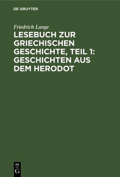 Cover Lesebuch zur Griechischen Geschichte, Teil 1: Geschichten aus dem Herodot (eBook, PDF)
