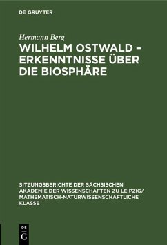 Cover Wilhelm Ostwald - Erkenntnisse über die Biosphäre (eBook, PDF)
