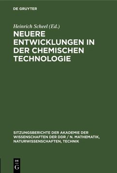 Cover Neuere Entwicklungen in der chemischen Technologie (eBook, PDF)