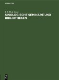 Sinologische Seminare und Bibliotheken (eBook, PDF)