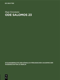 Cover Ode Salomos 23 (eBook, PDF)