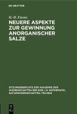 Neuere Aspekte zur Gewinnung anorganischer Salze (eBook, PDF)