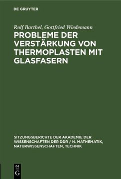 Cover Probleme der Verstärkung von Thermoplasten mit Glasfasern (eBook, PDF)