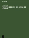 Thukydides und die Urkunde IG I2 63 (eBook, PDF)