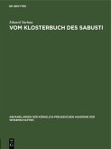 Vom Klosterbuch des Sabusti (eBook, PDF)