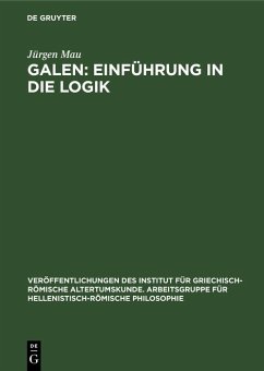 Galen: Einführung in die Logik (eBook, PDF) - Mau, Jürgen