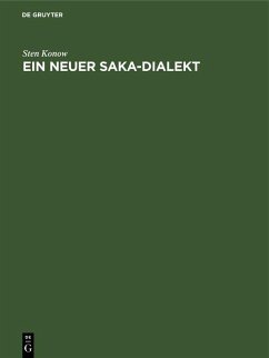 Cover Ein neuer Saka-Dialekt (eBook, PDF)