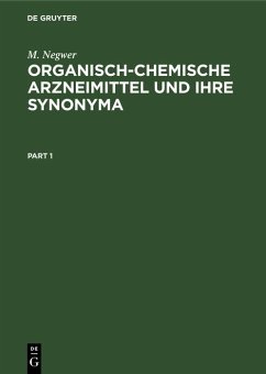 Cover Organisch-Chemische Arzneimittel und Ihre Synonyma (eBook, PDF)