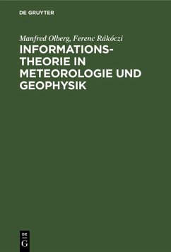 Cover Informationstheorie in Meteorologie und Geophysik (eBook, PDF)