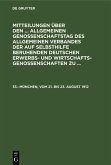 München, vom 21. bis 23. August 1912 (eBook, PDF)