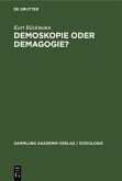 Demoskopie oder Demagogie? (eBook, PDF)