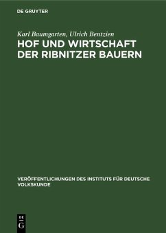 Cover Hof und Wirtschaft der Ribnitzer Bauern (eBook, PDF)