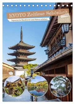 Cover Kyoto - Zeitlose Schönheit (Tischkalender 2026 DIN A5 hoch), CALVENDO Monatskalender