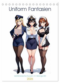 Uniform Fantasien (Tischkalender 2026 DIN A5 hoch), CALVENDO Monatskalender Uniform Fantasien (Tischkalender 2026 DIN A5 hoch), CALVENDO Monatskalender