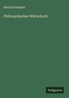 Cover Philosophisches Wörterbuch