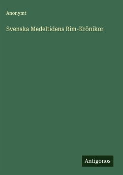 Cover Svenska Medeltidens Rim-Krönikor
