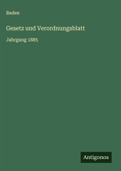 Cover Gesetz und Verordnungsblatt