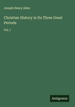 Cover Christian History in Its Three Great Periods
