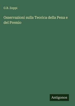 Cover Osservazioni sulla Teorica della Pena e del Premio