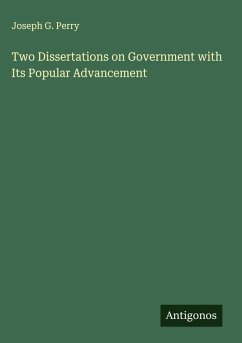 Cover Two Dissertations on Government with Its Popular Advancement