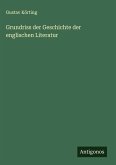 Grundriss der Geschichte der englischen Literatur