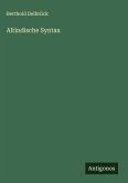 Altindische Syntax