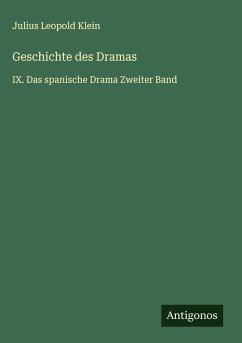 Cover Geschichte des Dramas