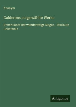 Cover Calderons ausgewählte Werke