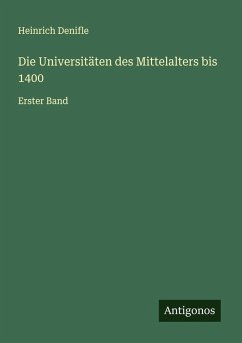 Cover Die Universitäten des Mittelalters bis 1400