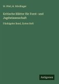 Kritische Blätter für Forst- und Jagdwissenschaft Kritische Blätter für Forst- und Jagdwissenschaft