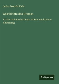 Cover Geschichte des Dramas