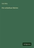 Für schlaflose Nächte