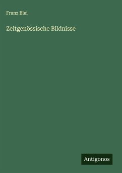 Cover Zeitgenössische Bildnisse