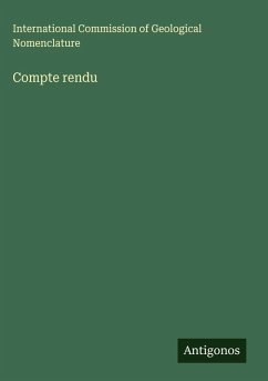 Compte rendu - International Commission of Geological Nomenclature