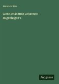 Zum Gedächtnis Johannes Bugenhagen's Zum Gedächtnis Johannes Bugenhagen's