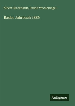 Cover Basler Jahrbuch 1886