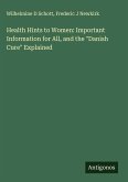 Health Hints to Women: Important Information for All, and the "Danish Cure" Explained